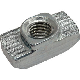 30 Series Hammer Nut, 10-32 Unf, Boss Height 1.5mm, Slot 8, Zinc, Bright