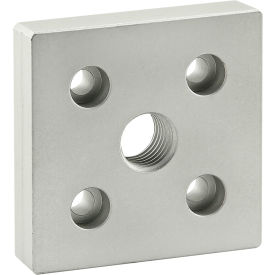 40 Series 5 Hole - Center Tap Base Plate - 80mm x 80mm with M20 Tap