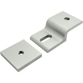 40 Series Single Arm Narrow Mesh Retainer with Narrow Backing Plate, Clear