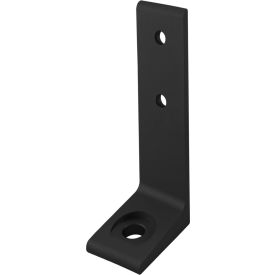 40 Series 40mm Economy Floor Mount Base Plate, Black
