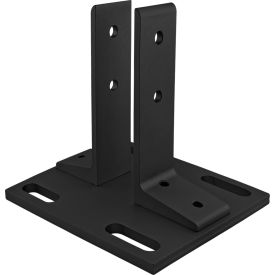 40 Series Floor Mount Base Plate For 40-4040, Black