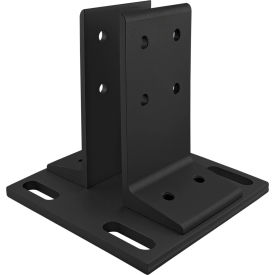40 Series Floor Mount Base Plate For 40-4080, Black