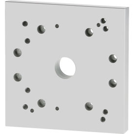 40 Series Cobot Mounting Plate, Anodized Aluminum 8"L x 8"W, Silver