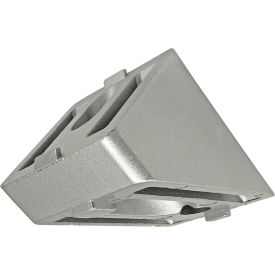 40 Series 45 Degree Connection Angle, 8 Slot, Powder Coat Finish