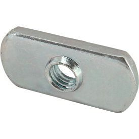 40 Series M6 x 1 Slide-in Economy T-Nut, Centered Thread, Bright