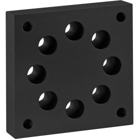 40 Series Leveling Caster Base Plate For 40-2715, Black