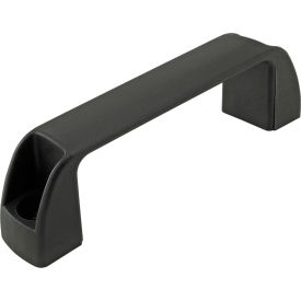 40 Series Medium Plastic Door Handle, Textured Finish, Black