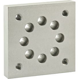 40 Series Leveling Caster Base Plate For 40-2716 & 40-2717, Clear