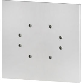 Universal Cobot Mounting Blank Plate, Anodized Aluminum 12"L x 12"W, Silver