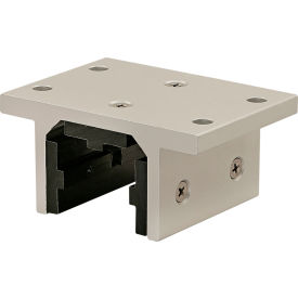 40 Series 3-Slot Mount Short Double Flange Linear Bearing, Clear