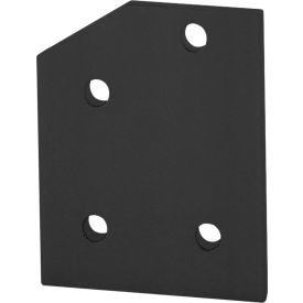 40 Series 4 Hole 30 Degree Angle Joining Plate, Black