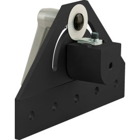 40 Series 180 Degree Pivot Bracket Assembly with L Handle, Black