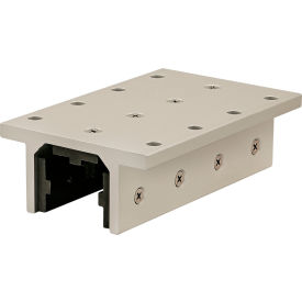 40 Series 3-Slot Mount Long Double Flange Linear Bearing, Clear