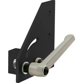 40 Series 90 Degree Left Hand Pivot Assembly w/ L-Handle, Black