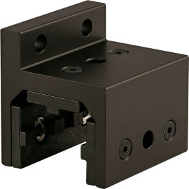 40 Series 3 Slot Mount Single Flange Short High Cycle Linear Bearing w/Brake Hole, Black