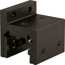 40 Series 3-Slot Mount Single Flange Short High Cycle Linear Bearing, Black