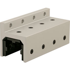 40 Series 3-Slot Mount Single Flange Long High Cycle Linear Bearing, Clear