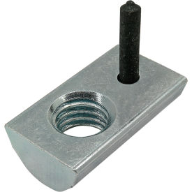 40 Series M8 x 1.25 Drop In T-Nut w/ Flex Handle, Zinc Finish, Bright