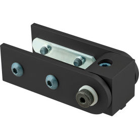 40 Series Right Angle 0 Degree Dynamic Pivot Assembly, Black Anodize