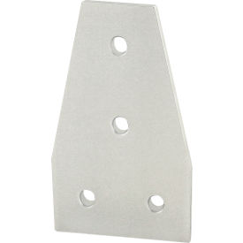 40 Series 4 Hole Tee Joining Plate, 4-3/4''L, Clear