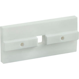 40 Series Single-Keyed Standard Linear Bearing Pad with Brake Hole, White