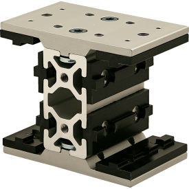 40 Series Short Double Mount Unibearing Assembly On 40-4080 x 75MM, Clear