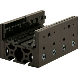 40 Series Long Single Mount Unibearing Assembly 40-4080 x 160MM, Black
