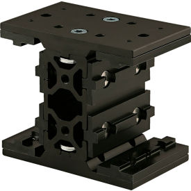 40 Series Short Double Mount Unibearing Assembly 40-4080 x 75MM, Black