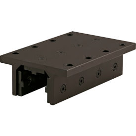 40 Series Long Double Flange High Cycle Linear Bearing, Black Anodize