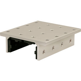 40 Series 4-Slot Mount Long Double Flange Linear Bearing, Clear