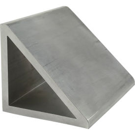 45 Series 45 Degree Metric Aluminum Gusset Profile, Mill Finish, 90 mm L, Clear