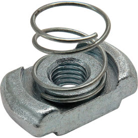 45 Series M5 Spring Nut Slot 10 Steel Bright