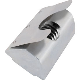 15 & 40 Series Tall Self Aligning Roll in T Nut with Spring Leaf, 1/4 20 Thread