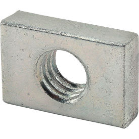 10 Series & 25 Threaded Plate, Clear, Bright Zinc Finish