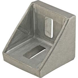 45 Series 2 Hole 42mm Slotted Inside Corner Bracket with Dual Support