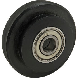 45 Series Roller Wheel with Ball Bearing Hub, 48 mm Dia.