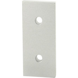 45 Series 2 Hole Straight Flat Plate, Clear