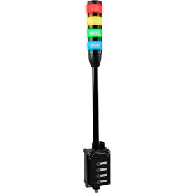 10, 15, 25, 30, 40, 45 Series Tower Light Assembly, 4 Color, 300mm w/ Selector Box