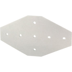 45 Series 7 Hole Cross Flat Plate, Clear