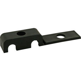 10 & 15 Series 1/4" Double Cable & Tube Clamp, Black