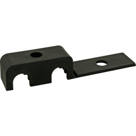10 & 15 Series 3/8" Double Cable & Tube Clamp, Black