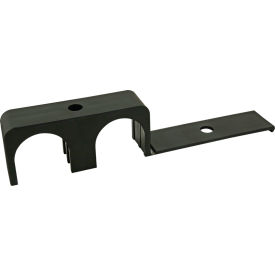 10 & 15 Series 1" Double Cable & Tube Clamp, Black
