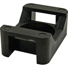 10, 15, 20, 25, 30, 40, 45 Series 1/4" Screw Mount Pad - Black Bag of 100
