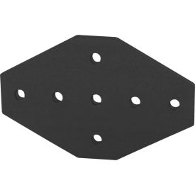 15 Series Ready Tube 7 Hole Cross Joining Plate, Black