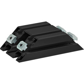 45 Series 45 Degree Support, 45-4590 x 6-5/16"L, Black Anodize
