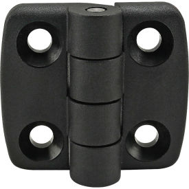 10, 25 Series Plastic Combi Hinge 25 x 25 With Slot 6, Non-Detachable