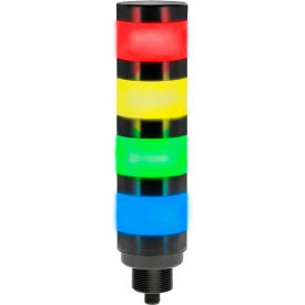 80/20 Series Tower Light 4 Color w/o Audible, 5 Pin, Anodize Finish