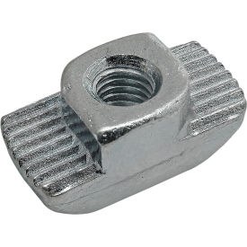 45 Series Hammer Nut, 10-32 Unf, Boss Height 3.0mm, Slot 10, Zinc, Bright