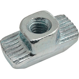 15 & 40 Series M4 Hammer Nut, Boss Height 3.0mm, Slot 8, Zinc Plate, Clear