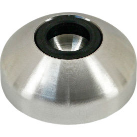 Fractional Metric Series Base For Swivel Feet, D45 w/ Anti-Slip Plate, Stainless Steel